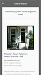 Mobile Screenshot of galerieroyale.net